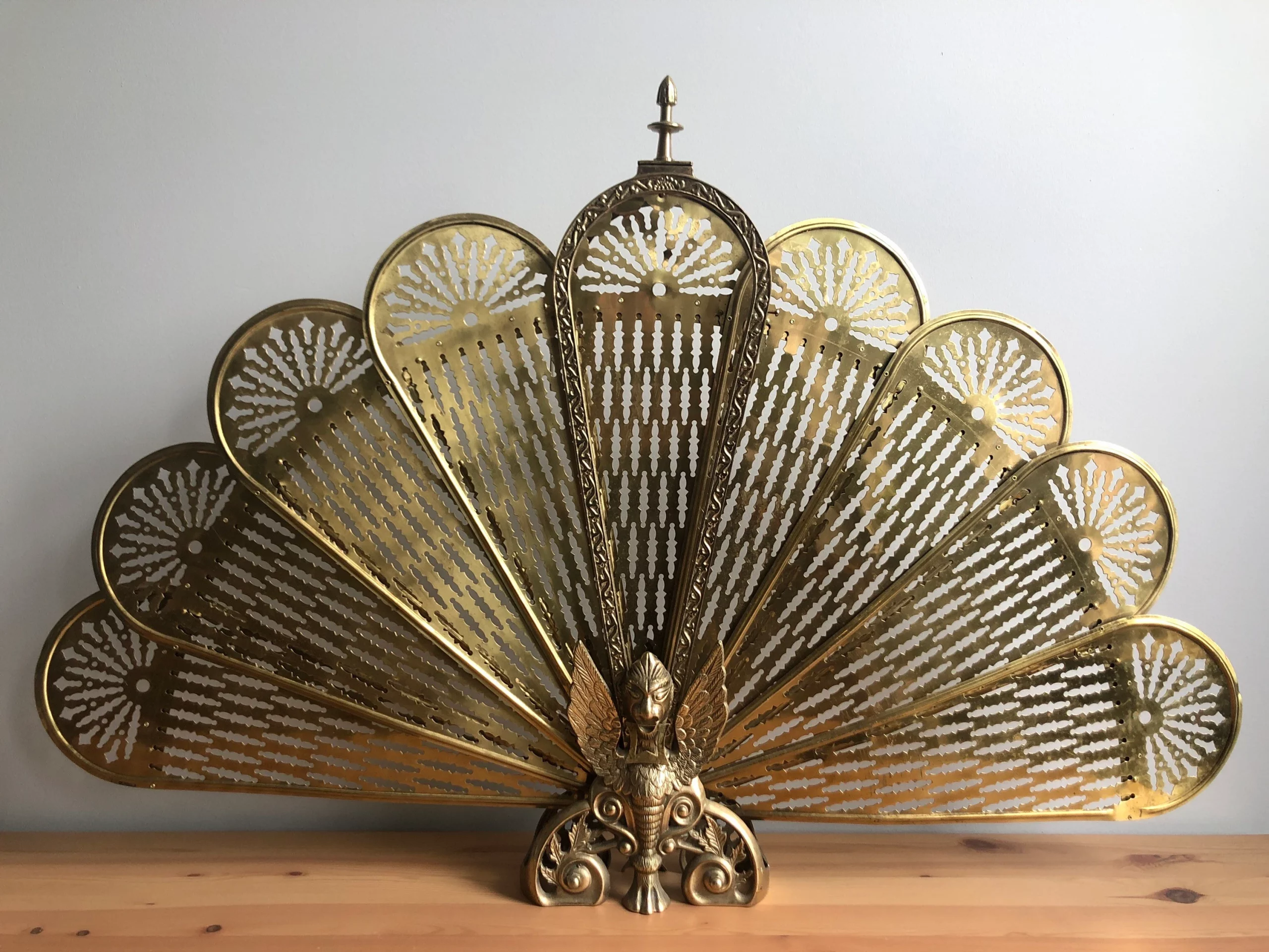Scottsdale Vintage Finds – The Best Place To Find Vintage Fireplace Tools And Antique Peacock Fireplace Screens
